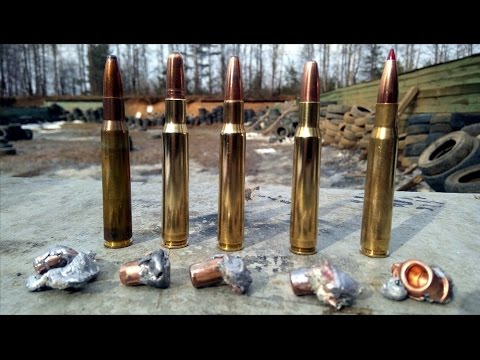 Тестовый отстрел нарезных патронов 30-06 (308) по мокрой бумаге - 30-06 penetration test