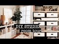 DIY STUDIO Room Makeover & Tour // Organizing My DIY Supplies  | XO, MaCenna