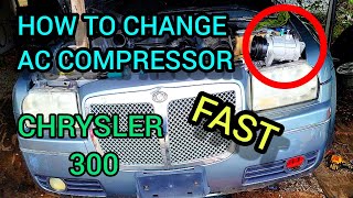 How to remove ac compressor on 2006 Chrysler 300 DIY