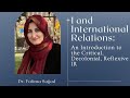 I & IR session 2| CCPS & The Pluriversity Lahore