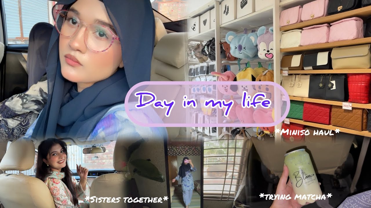 A DAY IN MY LIFE ✨|TRYING MATCHA 🍵 | SHOPPING | WORK| MINISO HAUL|