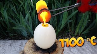 ЧТО ЕСЛИ ПРИГОТОВИТЬ ЯЙЦО СТРАУСА в РАСКАЛЕННОЙ ЛАВЕ в 1100 ГРАДУСОВ ?! ЧТО ЕСЛИ ПРИГОТОВИТЬ ЯЙЦО СТРАУСА в РАСКАЛЕННОЙ ЛАВЕ в 1100 ГРАДУСОВ ?!