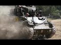 M5A1 Stuart Light Tank running (Friday), in the dust, at the Capel Military Show 2025
