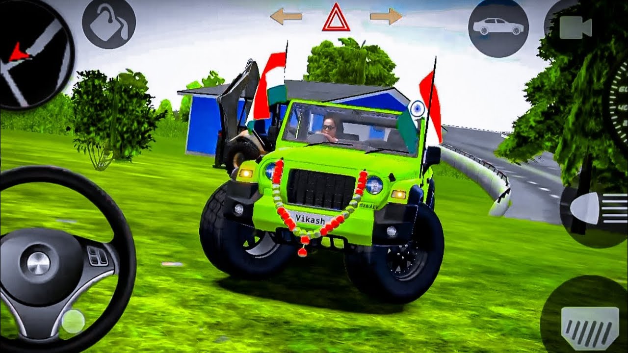 Modified Mahindra Thar 😈 🔥 Games:Indian Red Thar (Gadi Wala Games) Car Game Android Game - 