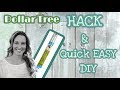 Dollar Tree HACK & EASY DIY | Dollar Tree Transparent Shelf Liner