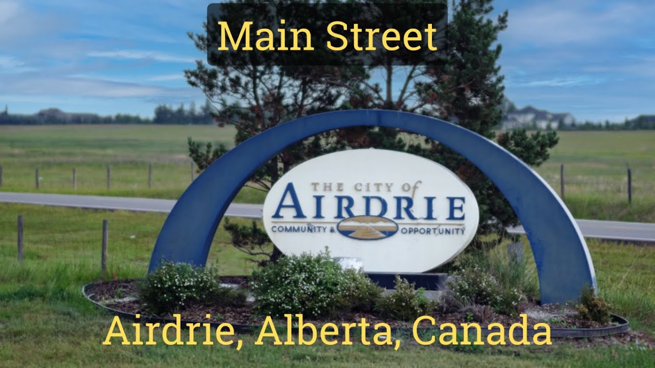 Drive Airdrie Main Street 2023 07 30 YouTube