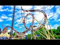 Switzerland's Most intense roller coaster with a 5G looping.