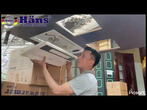Video Hướng dẫn lắp đặt và sử dụng quạt mát âm trần tích hợp... - youtube