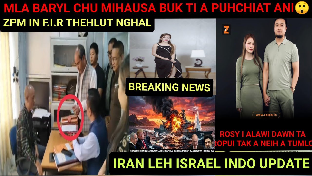 MLA Baryl-i mihausa sûk bûk ti a puhchhiat ani Zpm in F.I.R thehlut nghal | Rosy alawi dawn ta😲 |