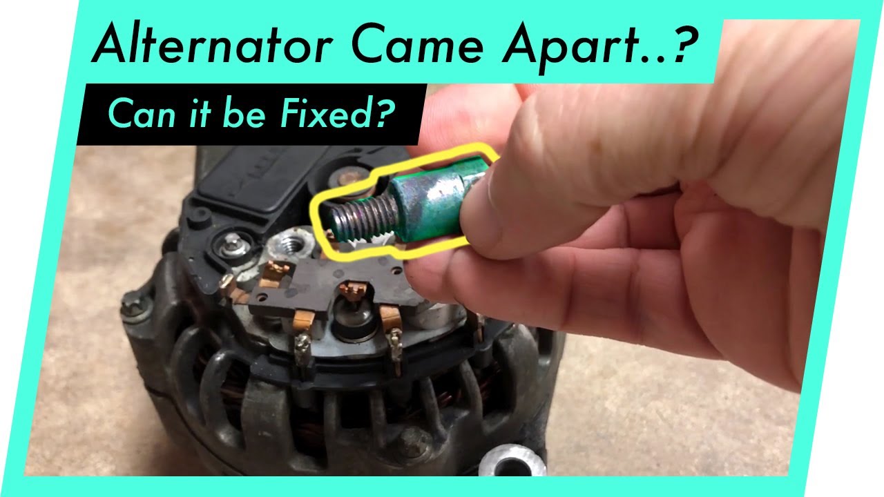 My Alternator Charge Post Came Loose? WTH... YouTube