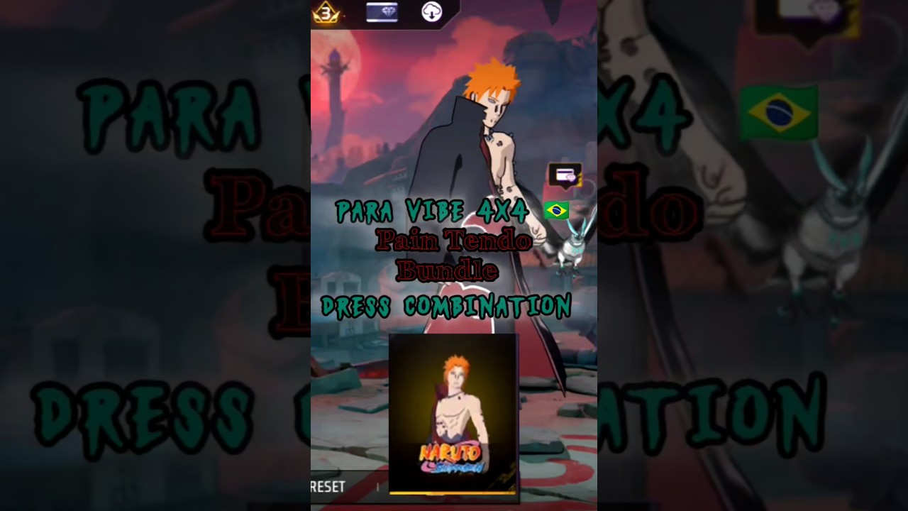 PARA VIBE 4X4 🇧🇷☠️🔥 PAIN TENDO BUNDLE DRESS COMBINATION || 