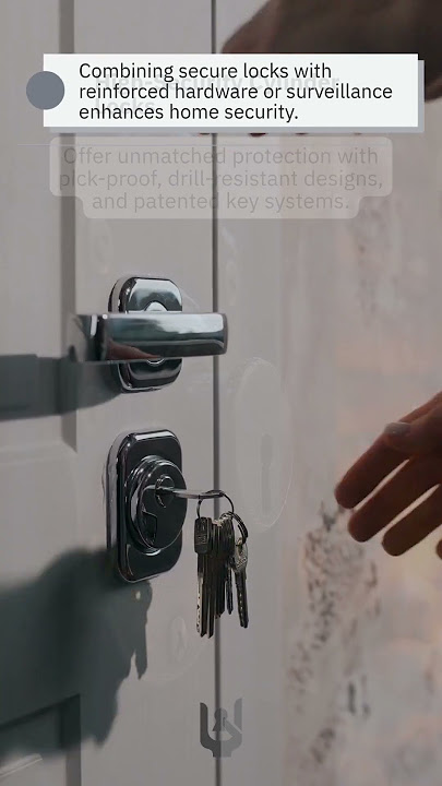 Top 3 Most Secure Door Lock Types for Homeowners  #keys #locks #locksmith #doorlock #residential