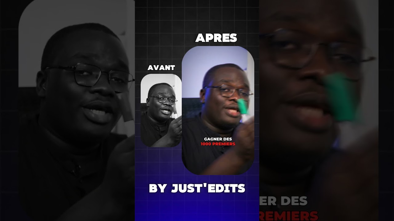 Transformation vidéo :Avant -Apres montage 