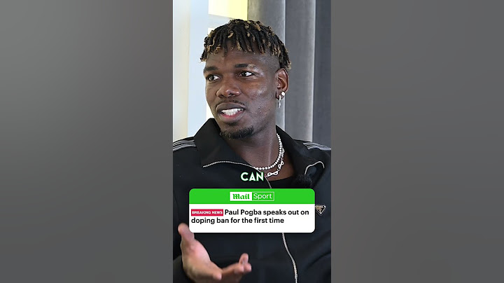 Paul Pogba SPEAKS OUT on doping ban for first time!
