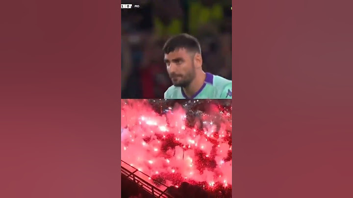 Olympiacos Fans reacted to El Kaabi Goal in UECL Final against Fiorentina