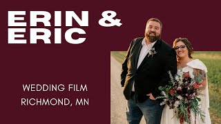 Fall Backyard Elopement | Erin + Eric | Richmond Minnesota Wedding Video