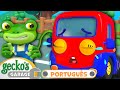 Bebê Caminhão perde sua chupeta | Garagem de Gecko | Carros infantis | Vídeos educativos