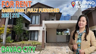 NARRA PARK HOUSE FOR RENT | FULLY FURNISHED | BUHANGIN | DAVAO CITY | 2025