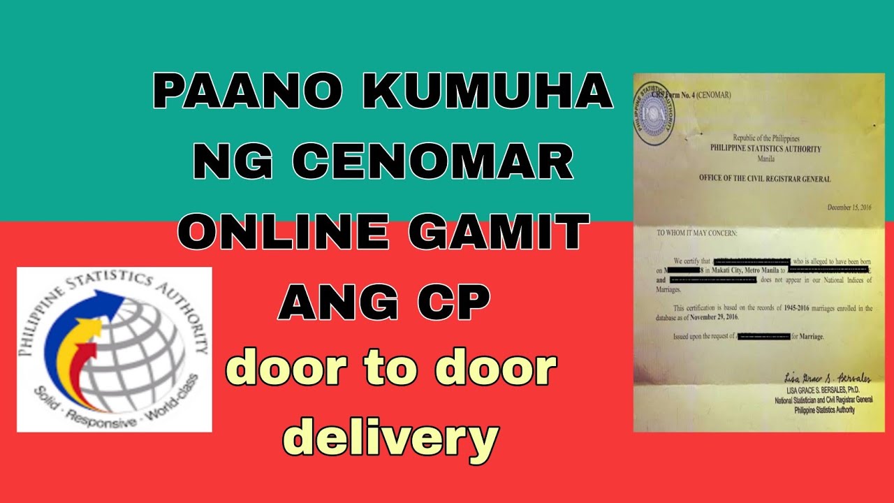 PAANO KUMUHA NG CENOMAR ONLINE GAMIT ANG CP DOOR TO DOOR DELIVERY YouTube paano-kumuha-ng-cenomar-online-gamit-ang-cp-door-to-door-delivery-youtube