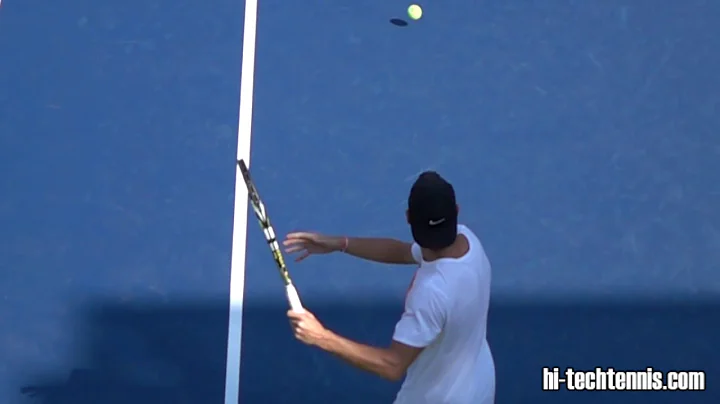 Adrian Mannarino Forehand Super Slow Motion