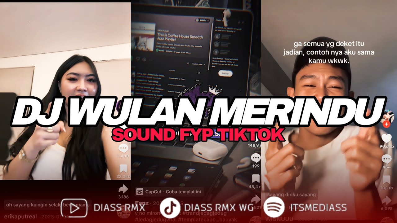 DJ WULAN MERINDU SOUND FYP TIKTOK YANG KALIAN CARI (BOOTLEG) | DIASS WG