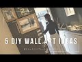 壁を飾るアートを自由につくってみた/100均アイテム＋謎の道具を購入して壁を飾る