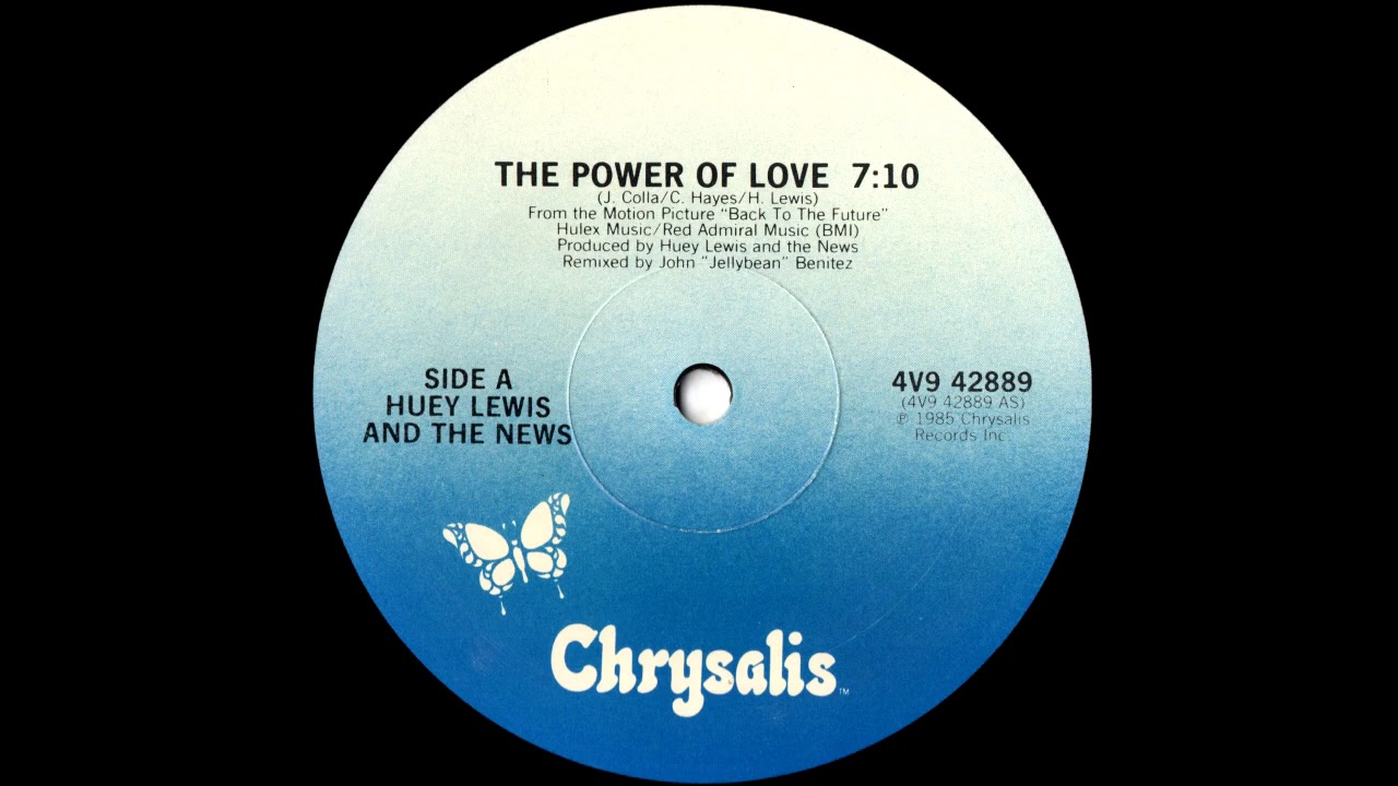 Huey Lewis And The News The Power Of Love (Jellybean 12'' Mix) YouTube