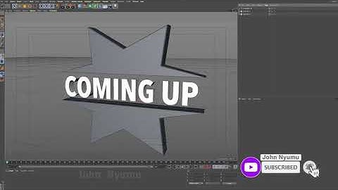 Cinema 4D Tutorial || Coming Up Broadcast Design Part 1.