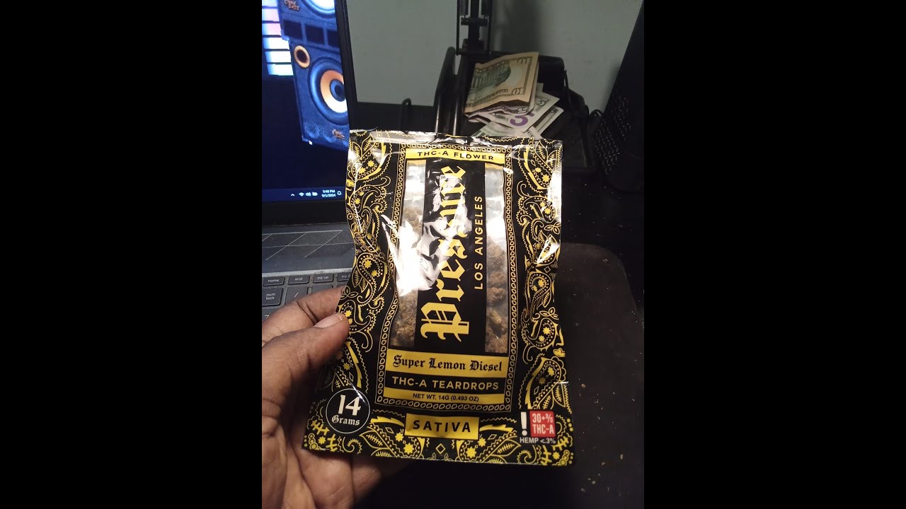 Super Lemon Diesel THCA Flower By Pressure Los Angeles Blaze Session Review          Beat By McX
