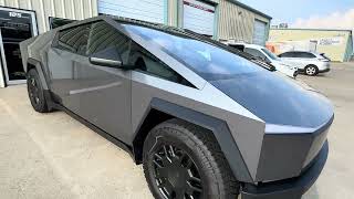 Tulsa Auto Wraps | White Glove Auto | Tesla Cyber Truck | 3M Vinyl Wrap | Walk-around. Details
