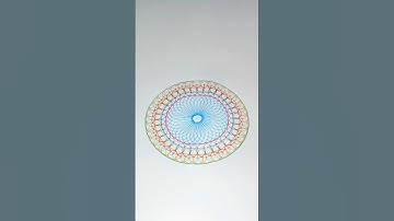 Beauty of SpiroGraph  #satisfying #asmr #art #shorts #viral