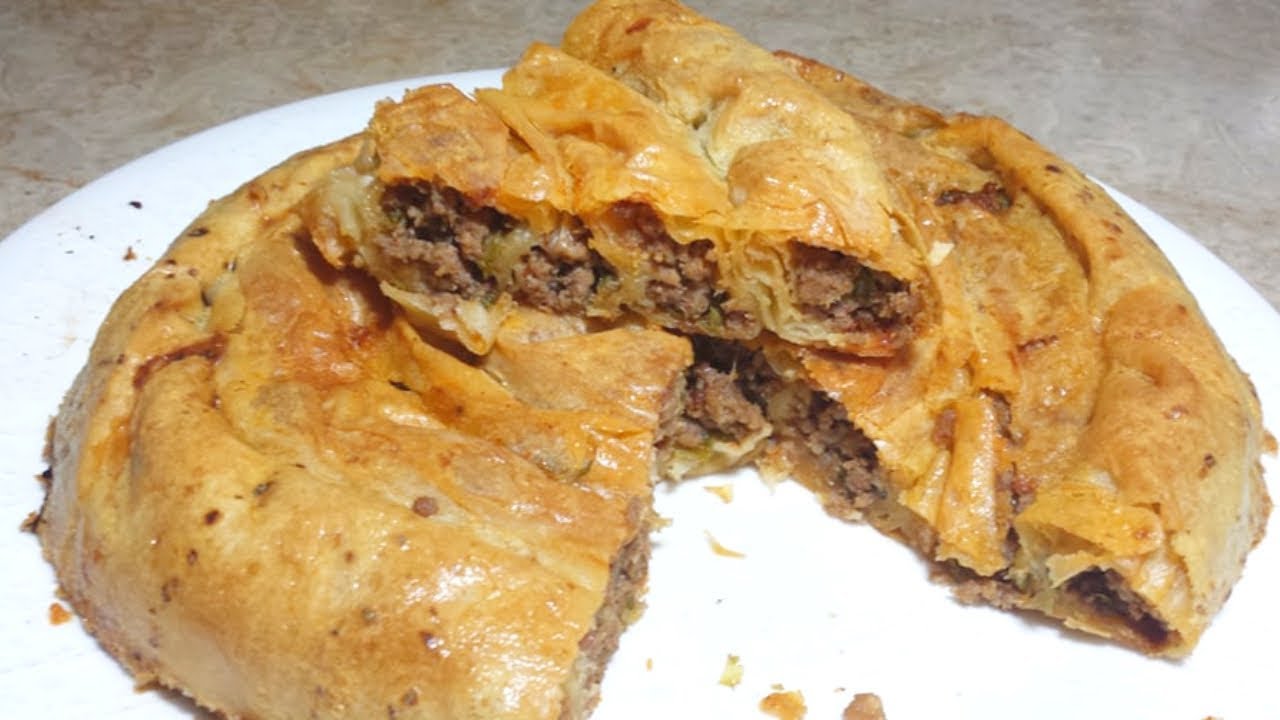 Turkish Borek Recipe_Turkish Rolled Borek Recipe_Mince spiral recipe