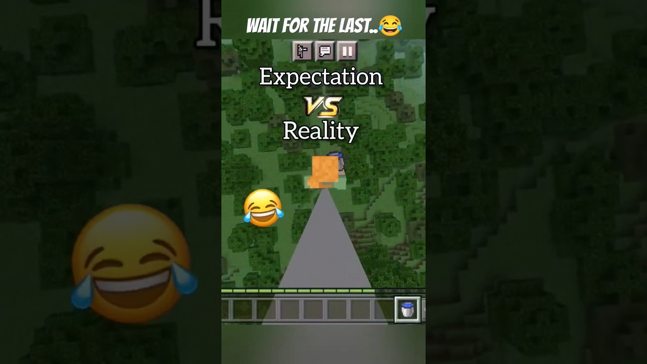 Expectations Vs Reality😂 |Best MLG Ever #minecraft #viral