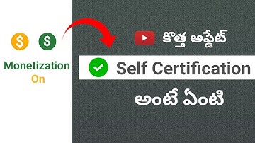 Self certification YouTube new update | How to use self certification tool |telugu