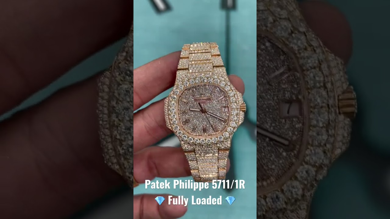 Guarda Patek Philippe 5711/1R Bust Down Custom Diamond Watch su YouTube Guarda Patek Philippe 5711/1R Bust Down Custom Diamond Watch su YouTube