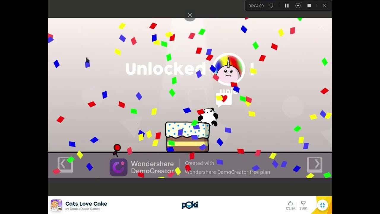 Playing cats love cakes (POKI) YouTube