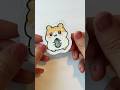 POV: I Turned a Tiny Hamster Into a Sticker 🐹✨#sticker #drawing #diy #craft #shorts #手作りシール