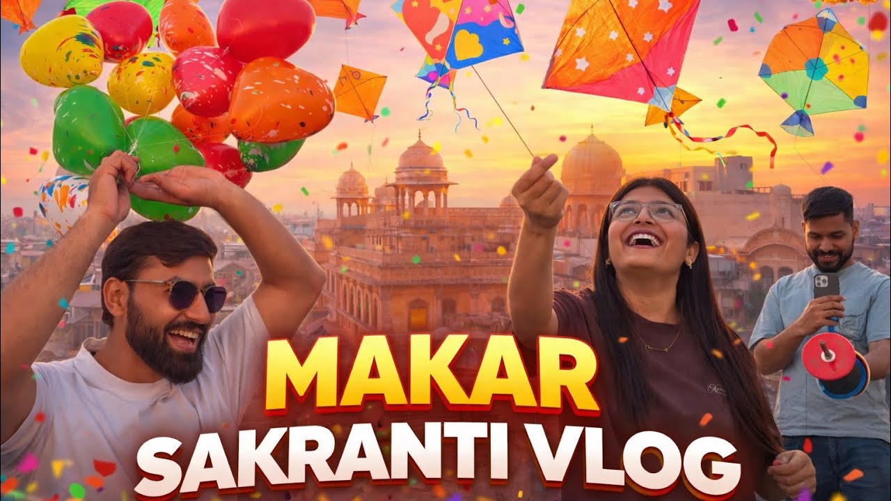 Kite Fighting on Makar Sakranti in Jaipur 2026 | Vlog ✨