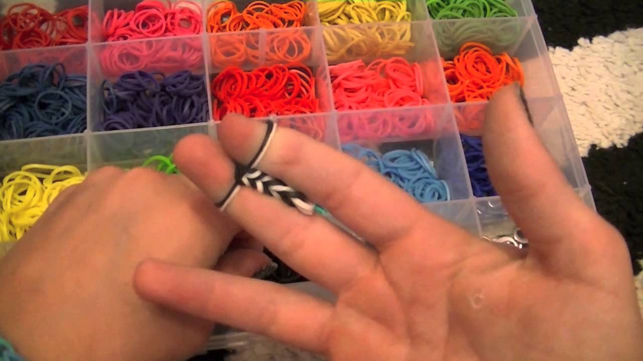 Rainbow Loom, How to Make a Fishtail Loom Band Bracelet