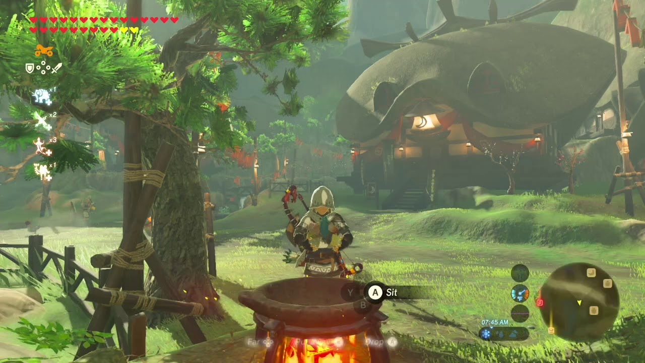 How To Make Seafood Paella In Zelda Breath Of The Wild YouTube