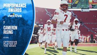 Utah quarterback Cameron Rising named Pac-12 Offensive Player of the Week