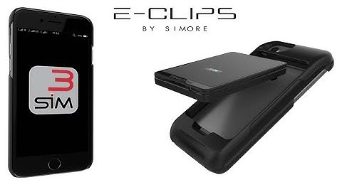 E-Clips - Installation of E-Clips Triple Dual SIM active adapter online on the iPhone 7 - SIMore