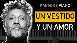 Fito Paez - Un Vestido Y Un Amor | Piano Karaoke + Partitura