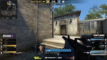 s1mple ACE + 1v2 vs Spirit | StarLadder CIS RMR 2021