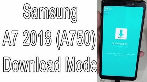 Samsung Galaxy A7 2018 Enter Download Mode | SM-A750FN download mode #samsung #gmsworld