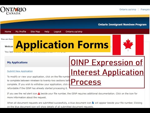 OINP | Expression of Interest (Part-1) | Application Submission | Ontario Provincial Nomination