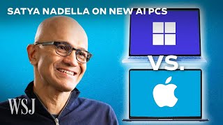 Microsoft CEO on How New Windows AI Copilot+ PCs Beat Apple's Macs | WSJ screenshot 1