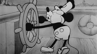 これがミッキーの華々しいスクリーンデビュー作 映画 蒸気船ウィリー 本編映像 Youtube