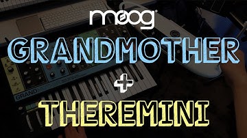 Moog Grandmother + Theremini (CV connection)