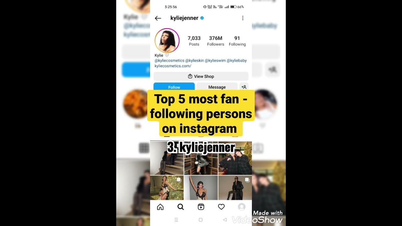 Top 5 fan-following celebs on 